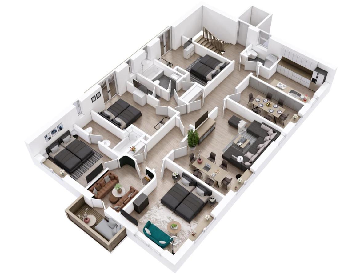 Morehome Apartments, Center,Parking 180Qm Bad Wörishofen Esterno foto